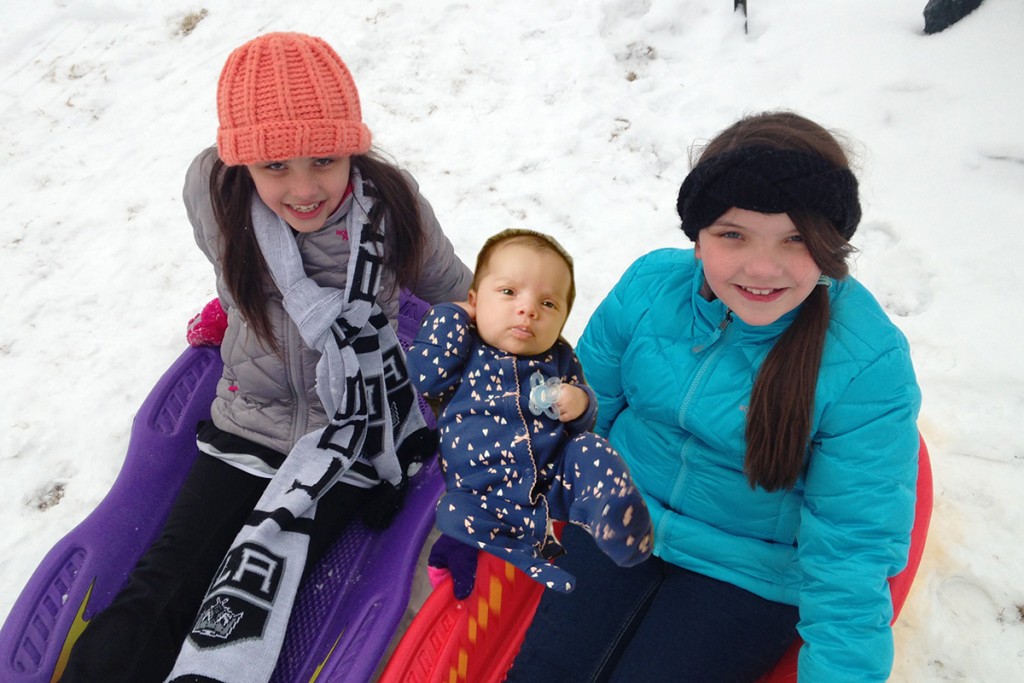 Sledding With Sisters